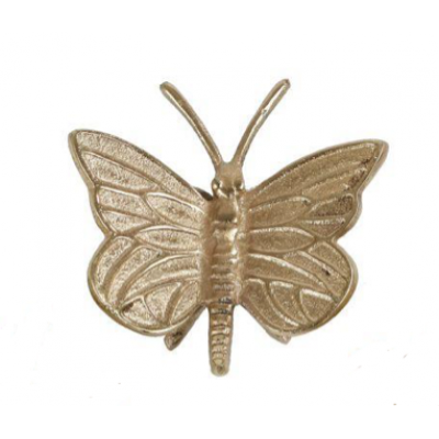 Sculptuur insect goud Vlinder